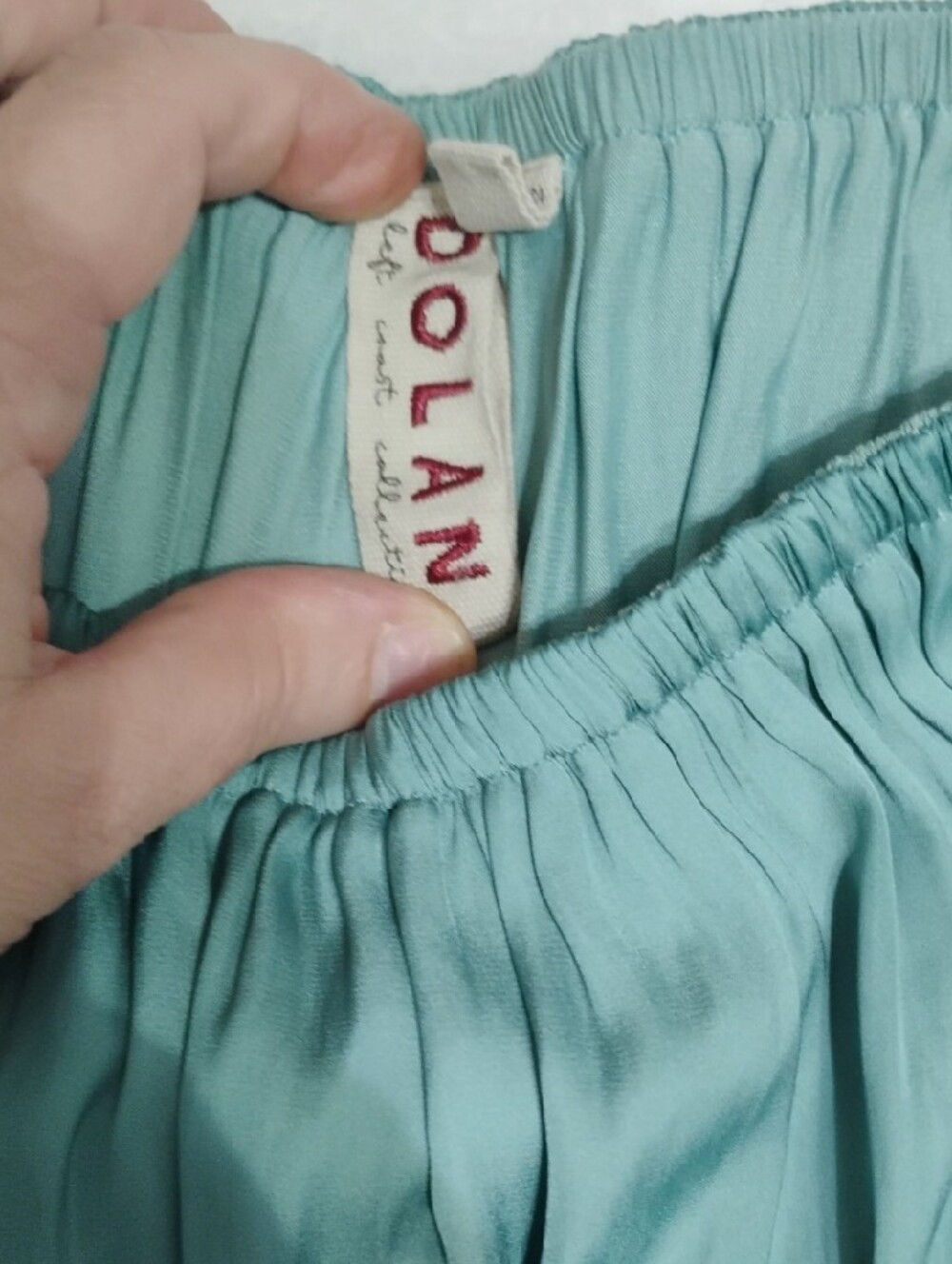 dolan Teal Off-Shoulder Ruffle Top - Picture 2 of 6